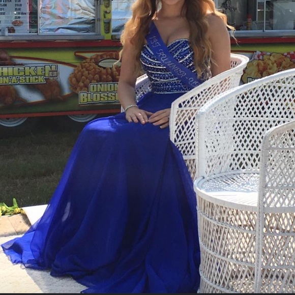 sherri hill royal blue